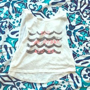 You the ocean and me tank top